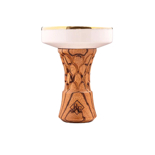 RF Wood Collection (spanish white clay) Hookah Bowl