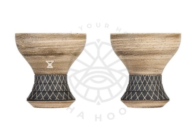 Alpha Hookah Turk Design (Black Matte) Hookah Bowl