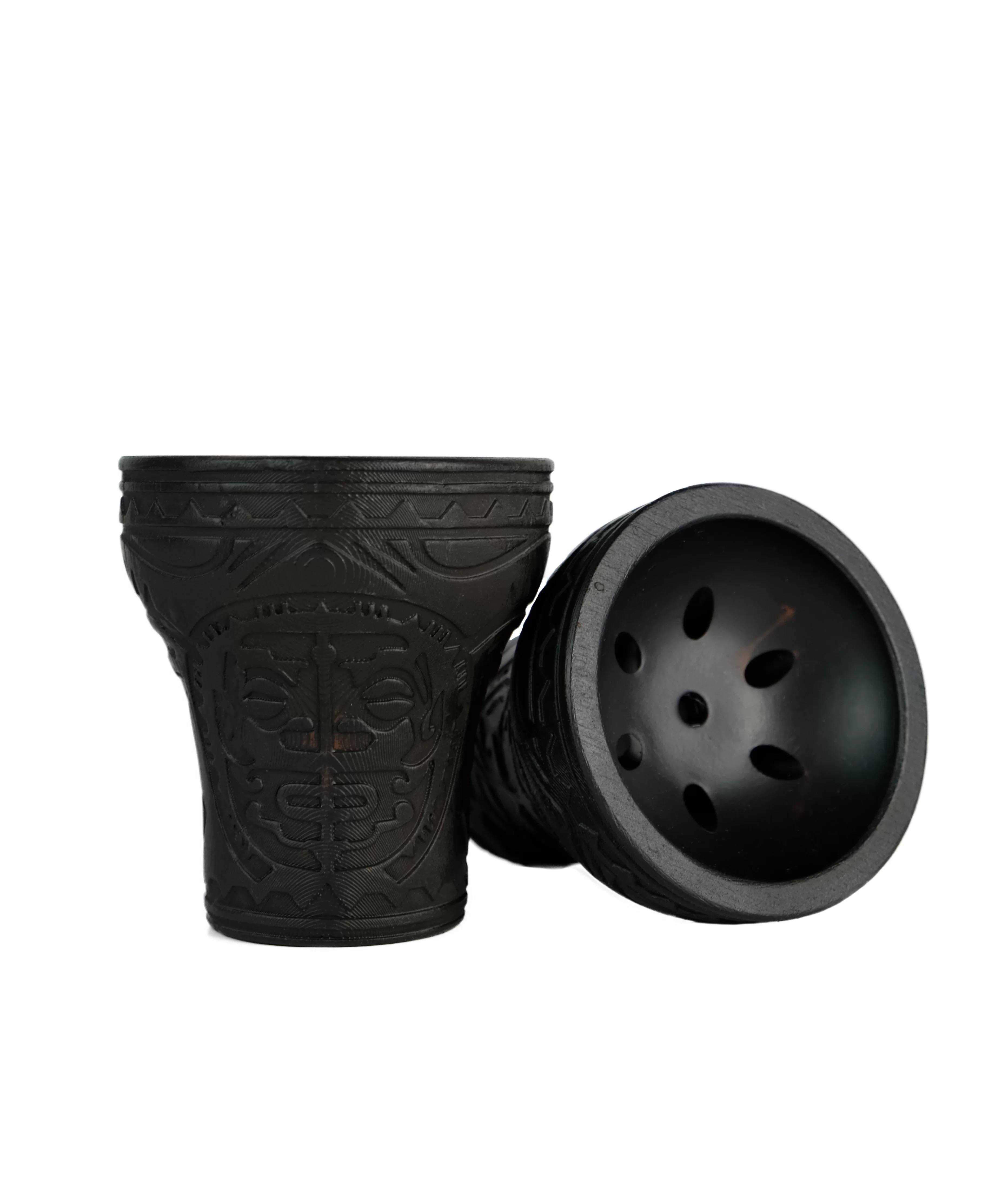 More Black Mask Original (Clay) Hookah Bowl