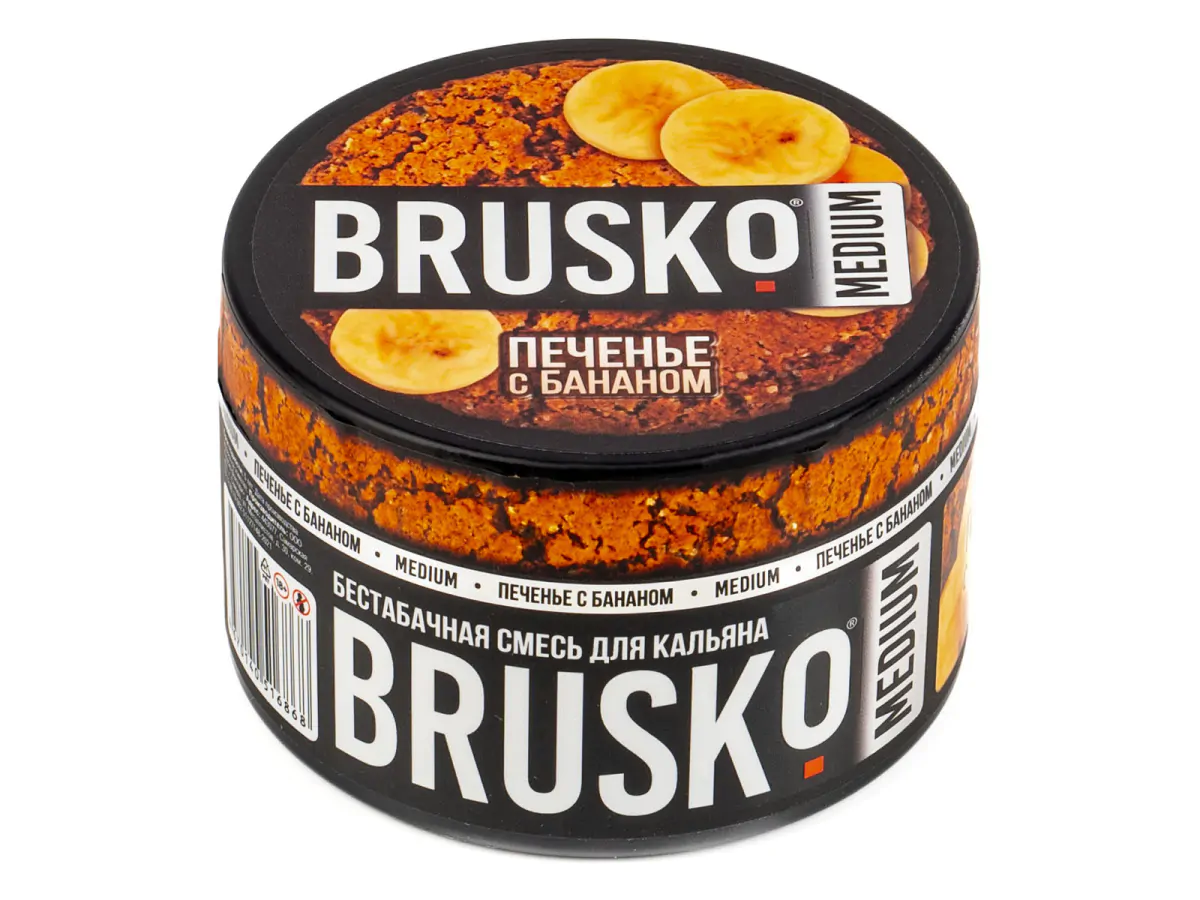 Brusco MEDIUM 250 gr (Cookies with banana) Tobacco