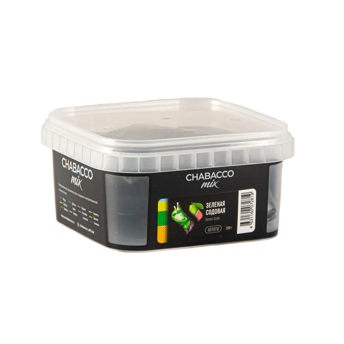 Chabacco Mix MEDIUM 200 gr (Green soda) Tobacco