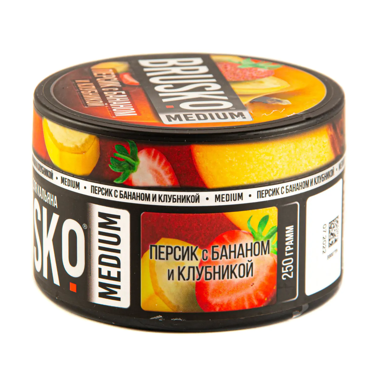 Brusco MEDIUM 250 gr (Peach with banana and strawberry) Tobacco