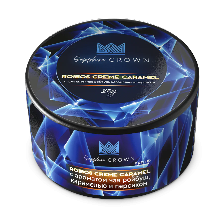 SAPPHIRE CROWN 25 gr (Roibos creme caramel) Tobacco