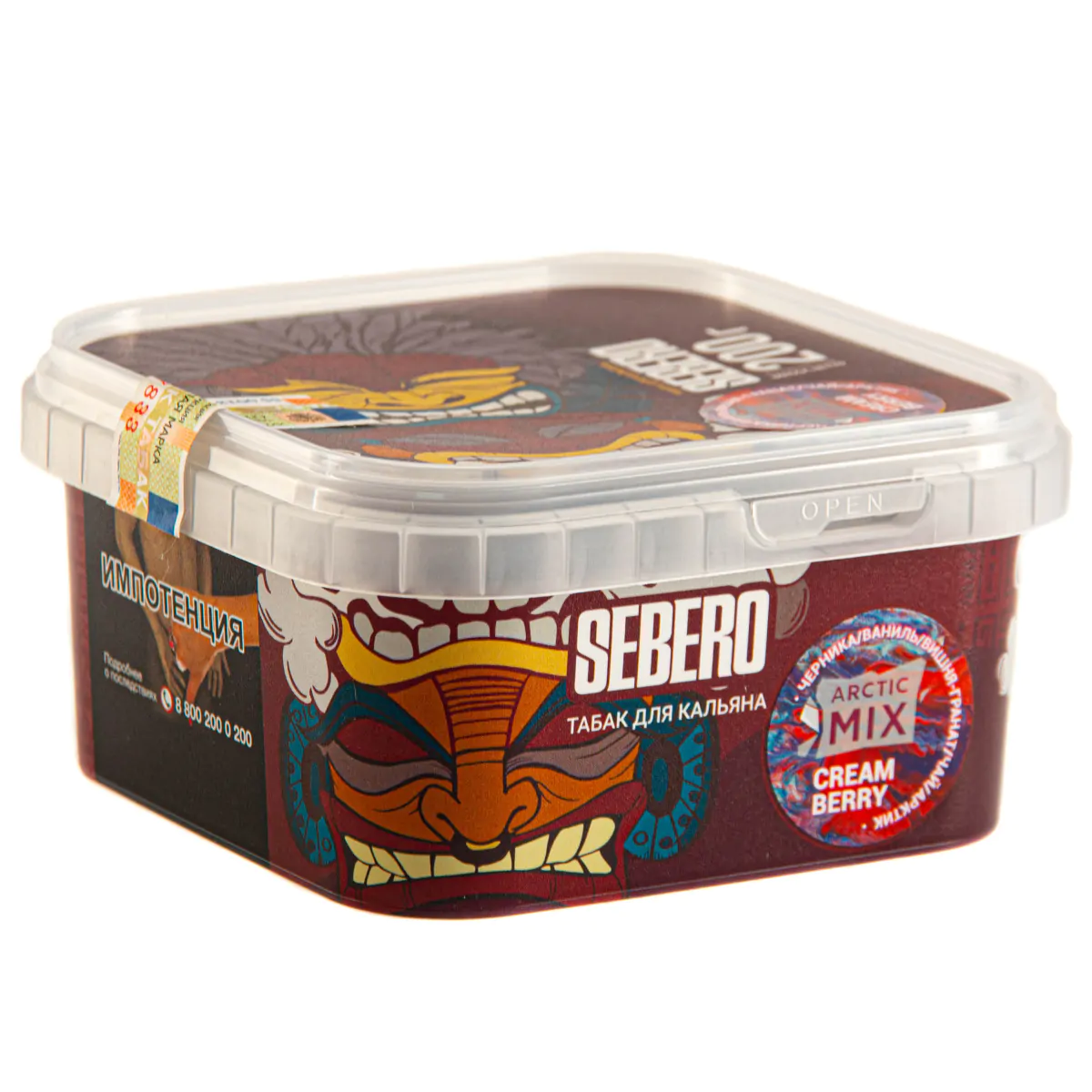 Sebero Arctic Mix 200 gr (Cream berry) Tobacco