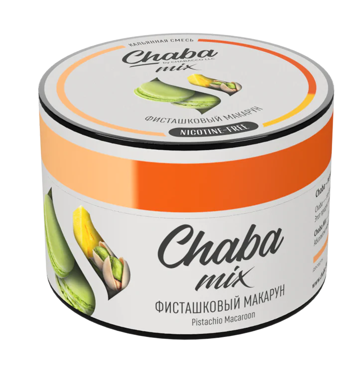 Chaba MIX 50 gr (Pistachio macaroon Nicotine Free) Tobacco