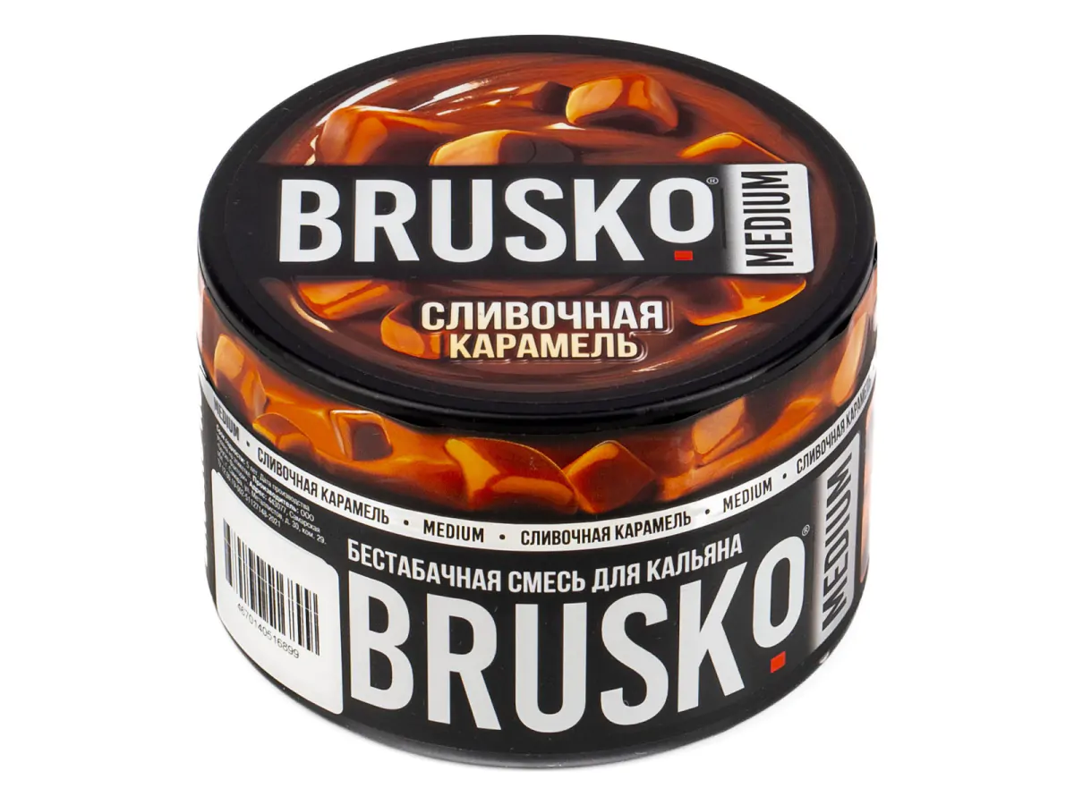 Brusco MEDIUM 250 gr (Creamy caramel) Tobacco
