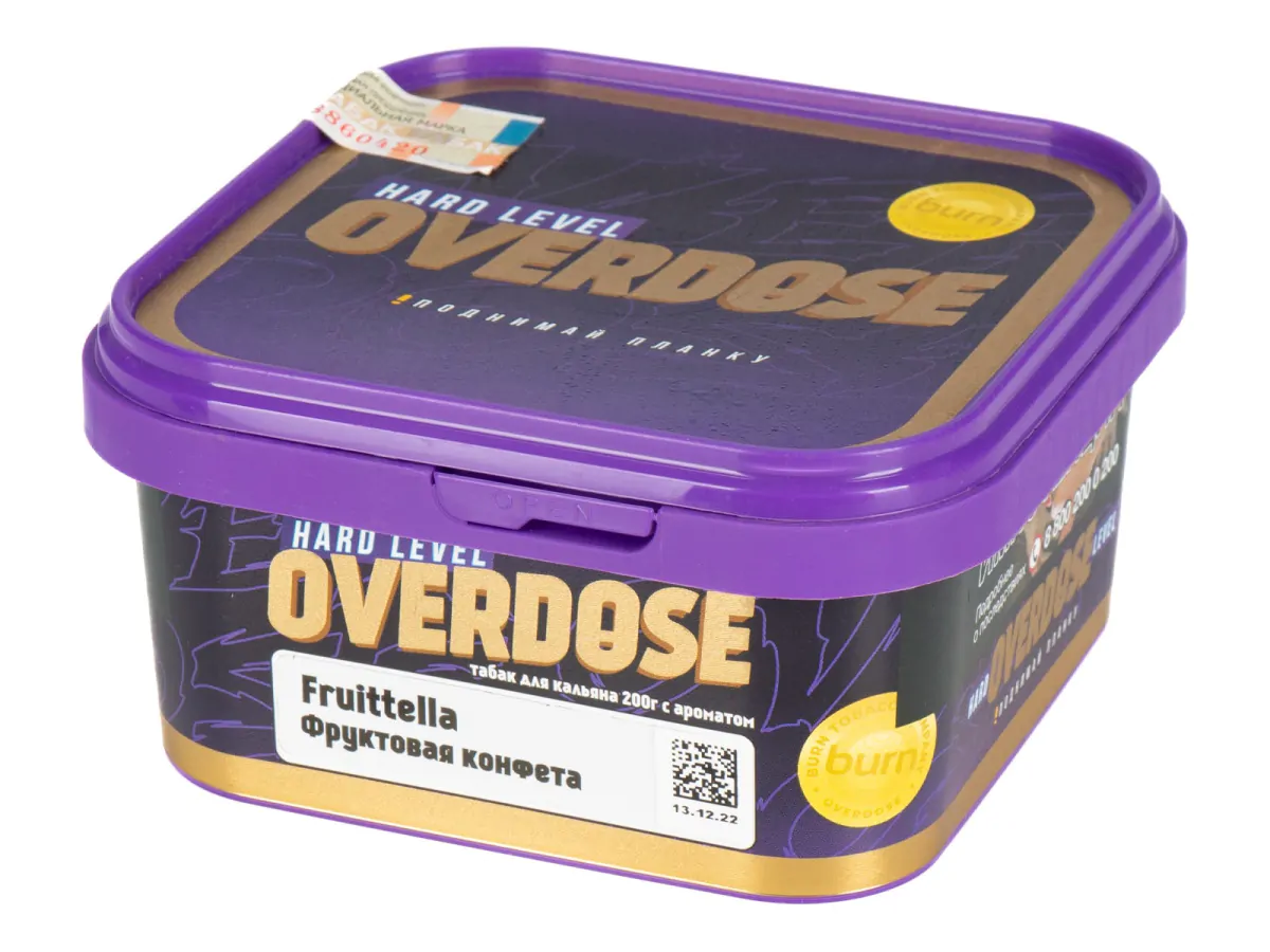 Overdose 200 gr (Fruttella) Tobacco