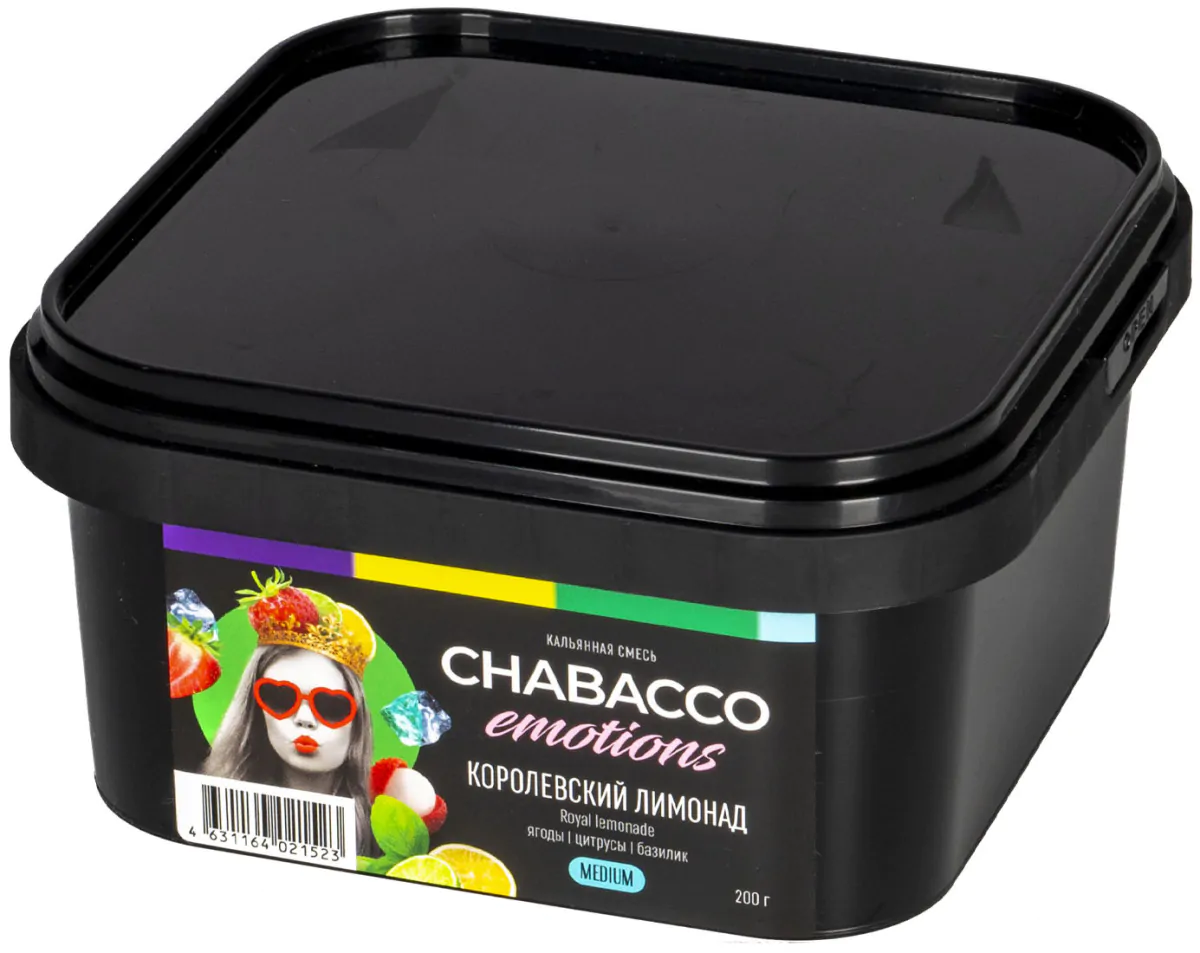 Chabacco Emotions MEDIUM 200 gr (Royal lemonade) Tobacco