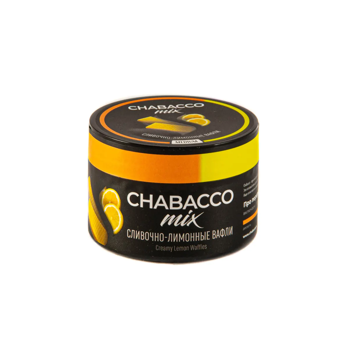 Chabacco Mix MEDIUM 50 gr (Creamy lemon waffles) Tobacco