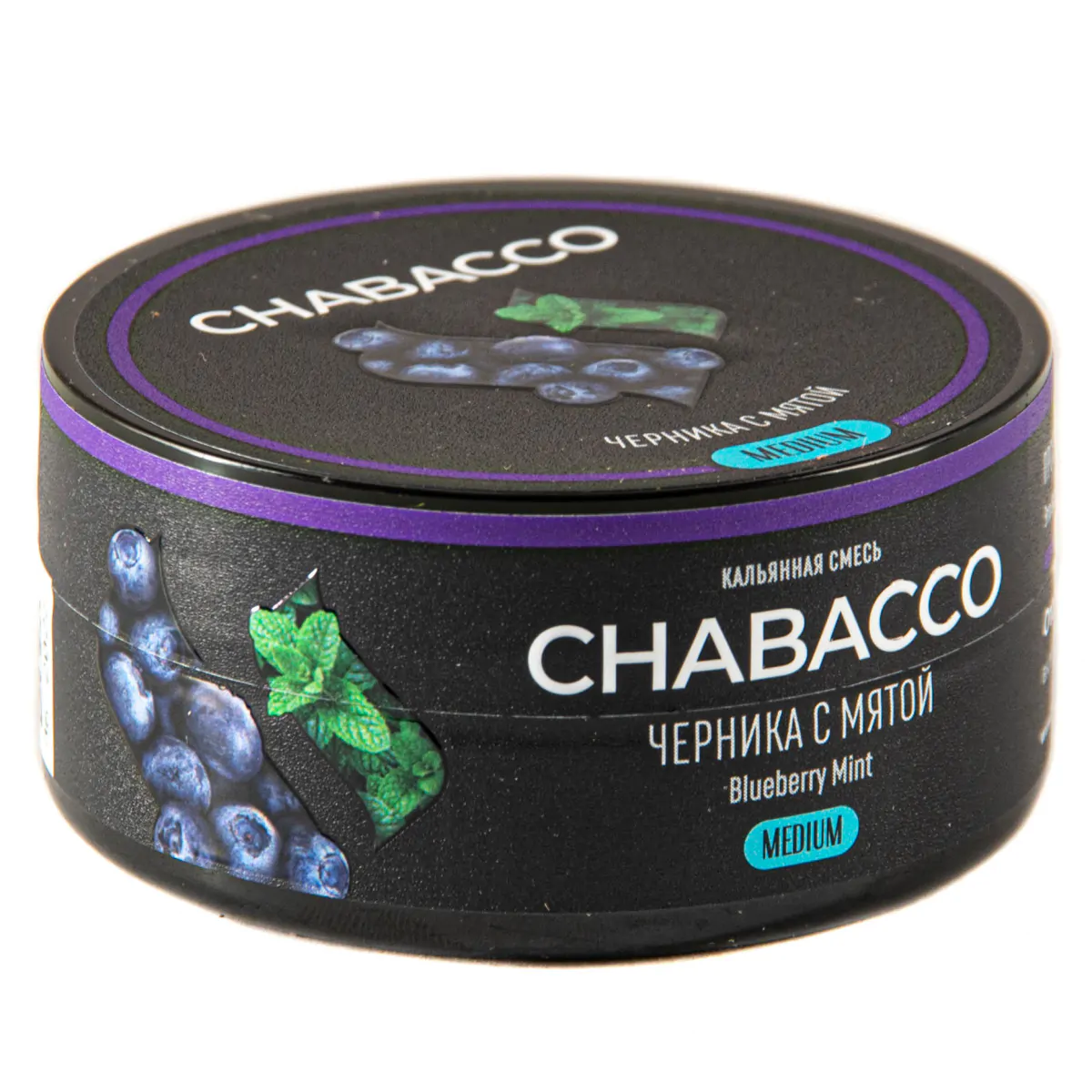Chabacco MEDIUM 25 gr (Blueberry mint) Tobacco