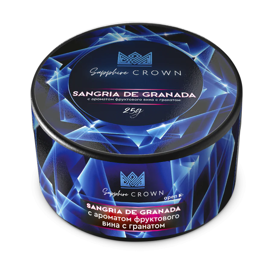 SAPPHIRE CROWN 25 gr (Sangria de granada) Tobacco