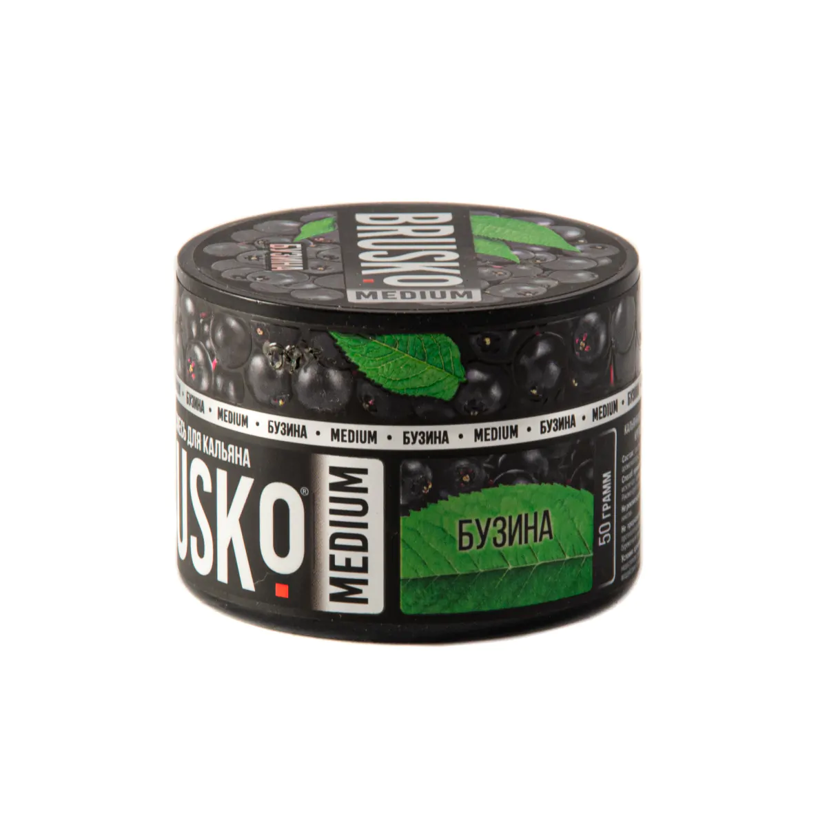 Brusco MEDIUM 50 gr (Elderberry) Tobacco