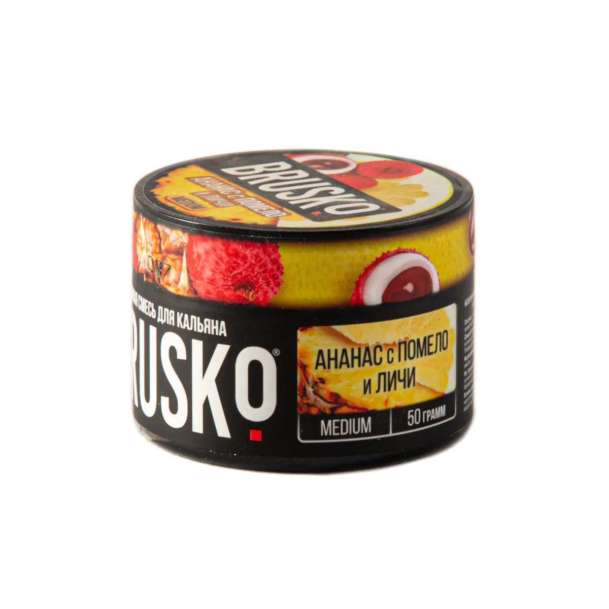 Brusco MEDIUM 50 gr (Pineapple Pomelo Litchi) Tobacco