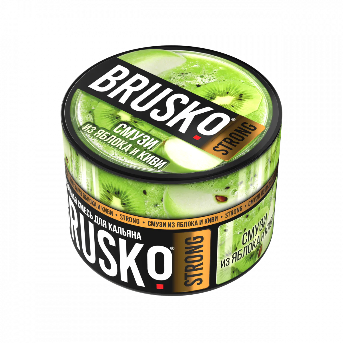 Brusco STRONG 50 gr (Apple and kiwi smoothie) Tobacco