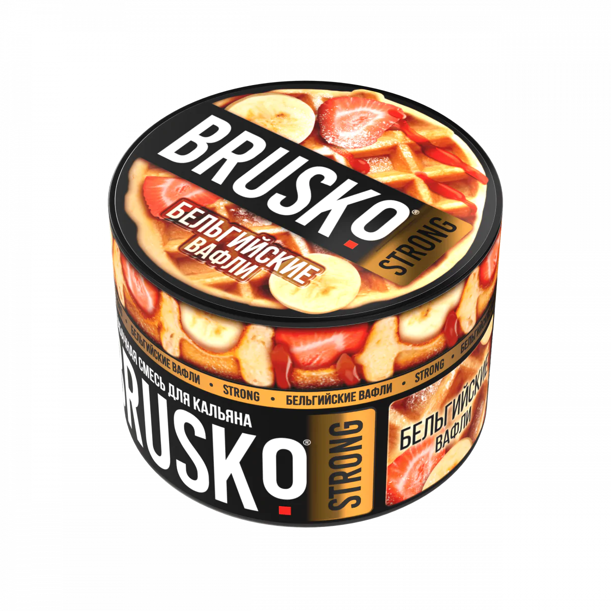 Brusco STRONG 50 gr (Belgian waffles) Tobacco