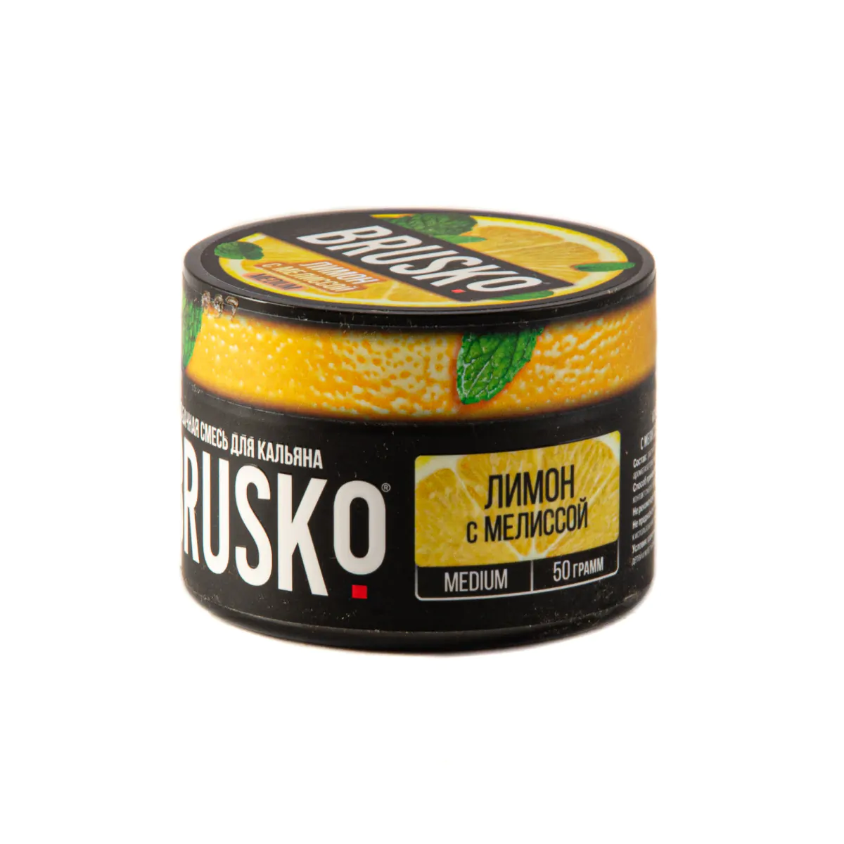 Brusco MEDIUM 50 gr (Lemon with melissa) Tobacco