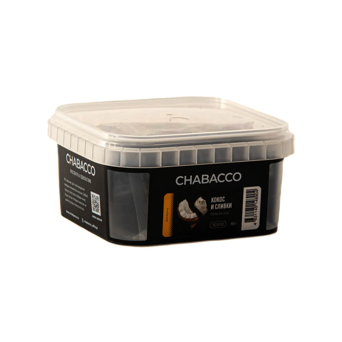 Chabacco Mix MEDIUM 200 gr (Crème de coco) Tobacco