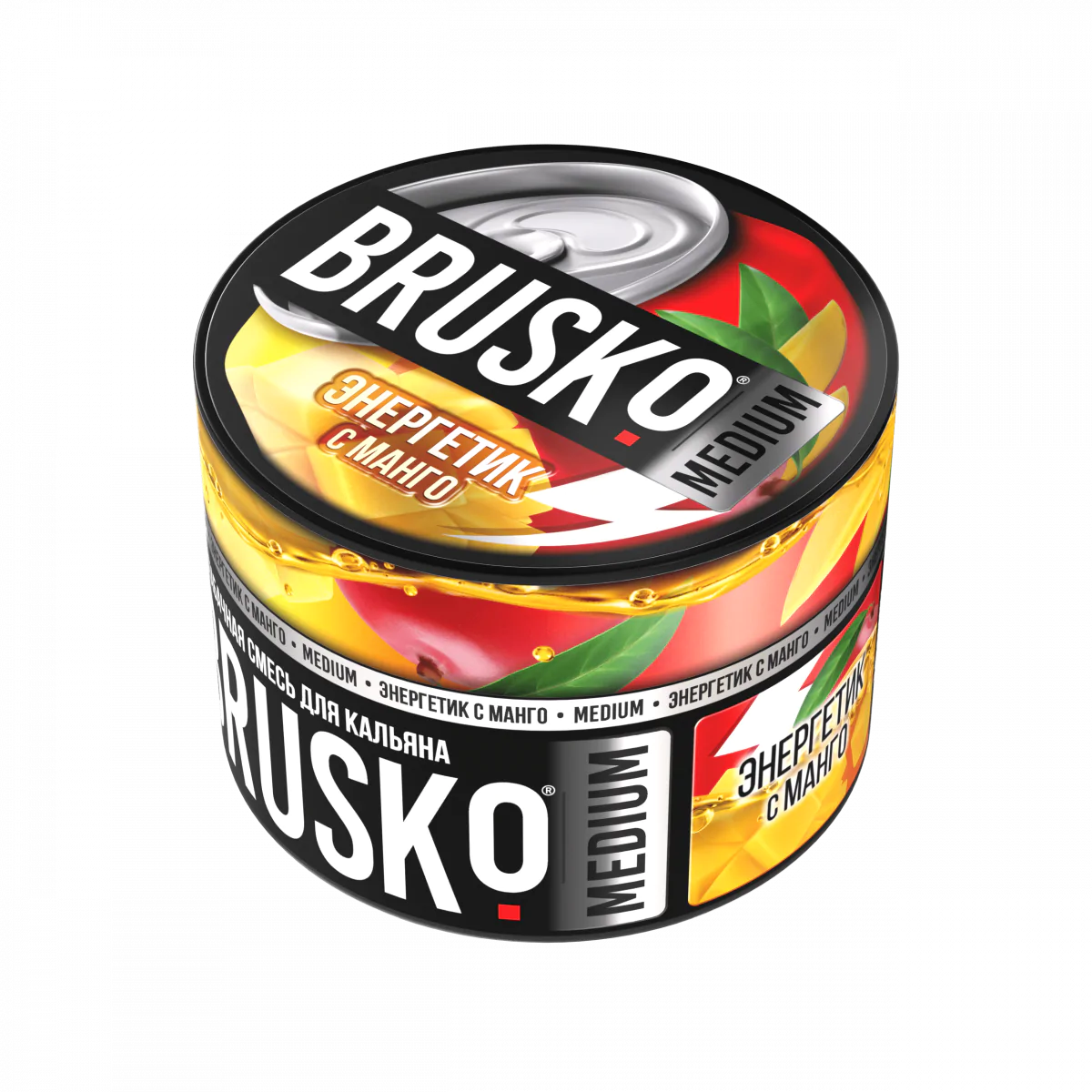 Brusco MEDIUM 50 gr (Energy with mango) Tobacco