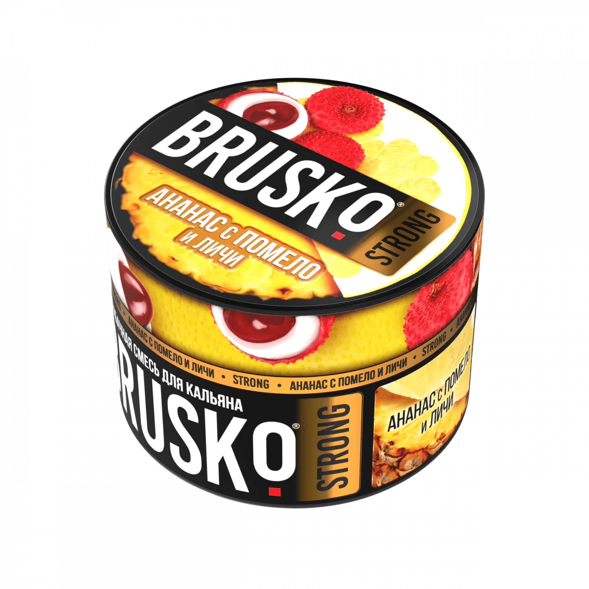 Brusco STRONG 50 gr (Pineapple with pomelo and lychee) Tobacco
