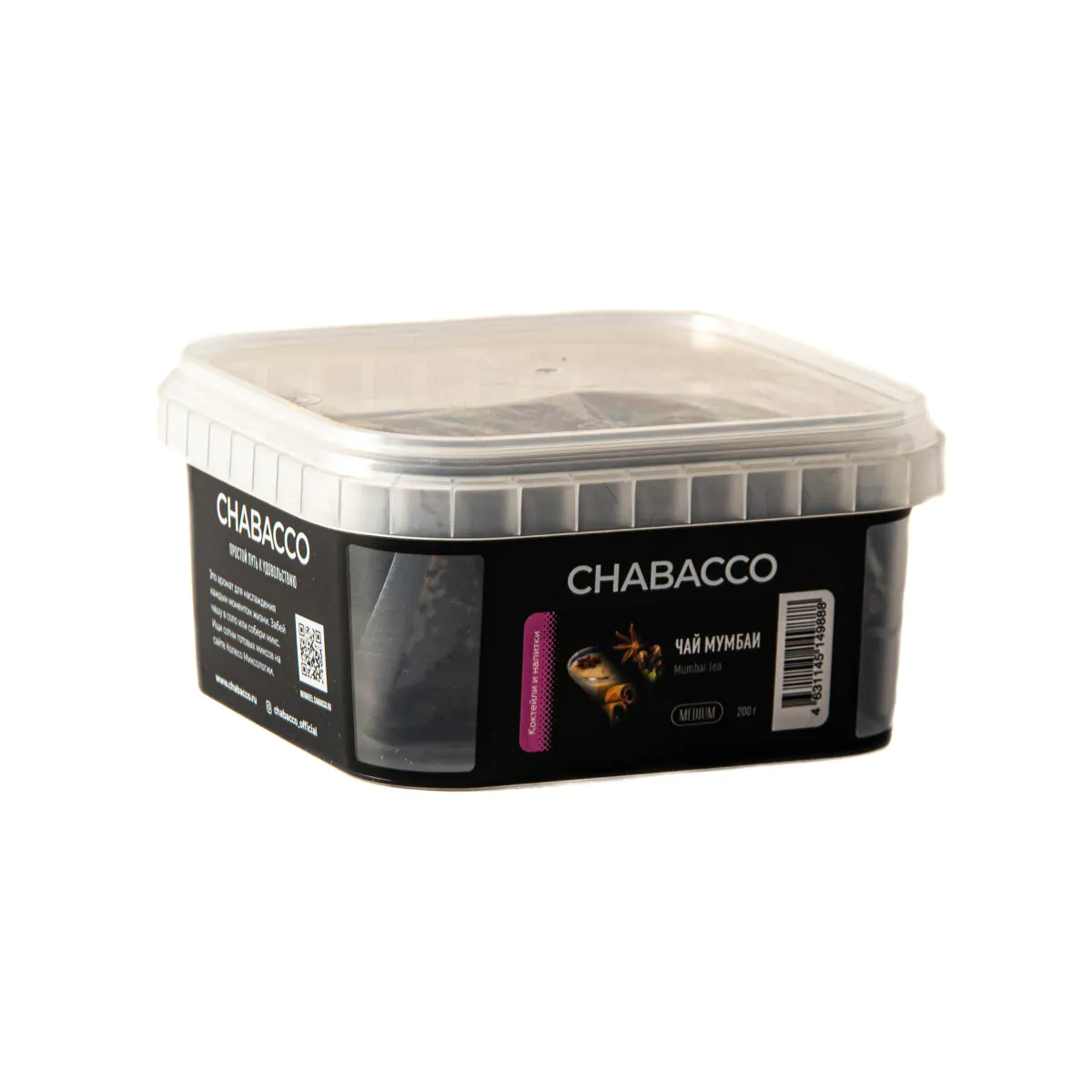 Chabacco Mix MEDIUM 200 gr (Mumbai tea) Tobacco