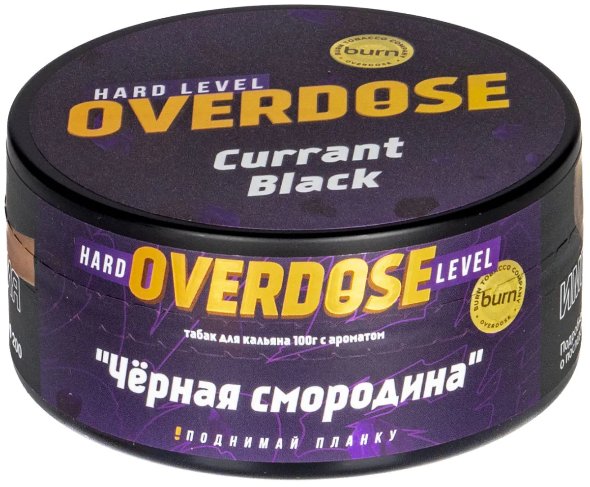 Overdose 100 gr (Curant Black) Tobacco