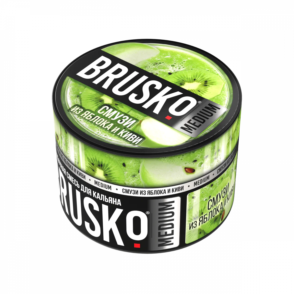 Brusco MEDIUM 50 gr (Apple and kiwi smoothie) Tobacco