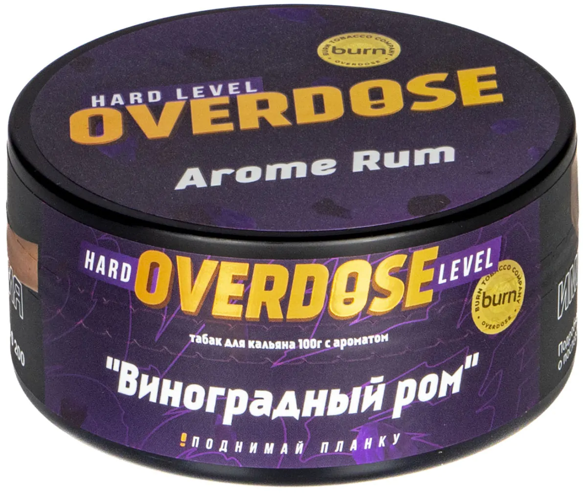 Overdose 100 gr (Aroma Rum) Tobacco