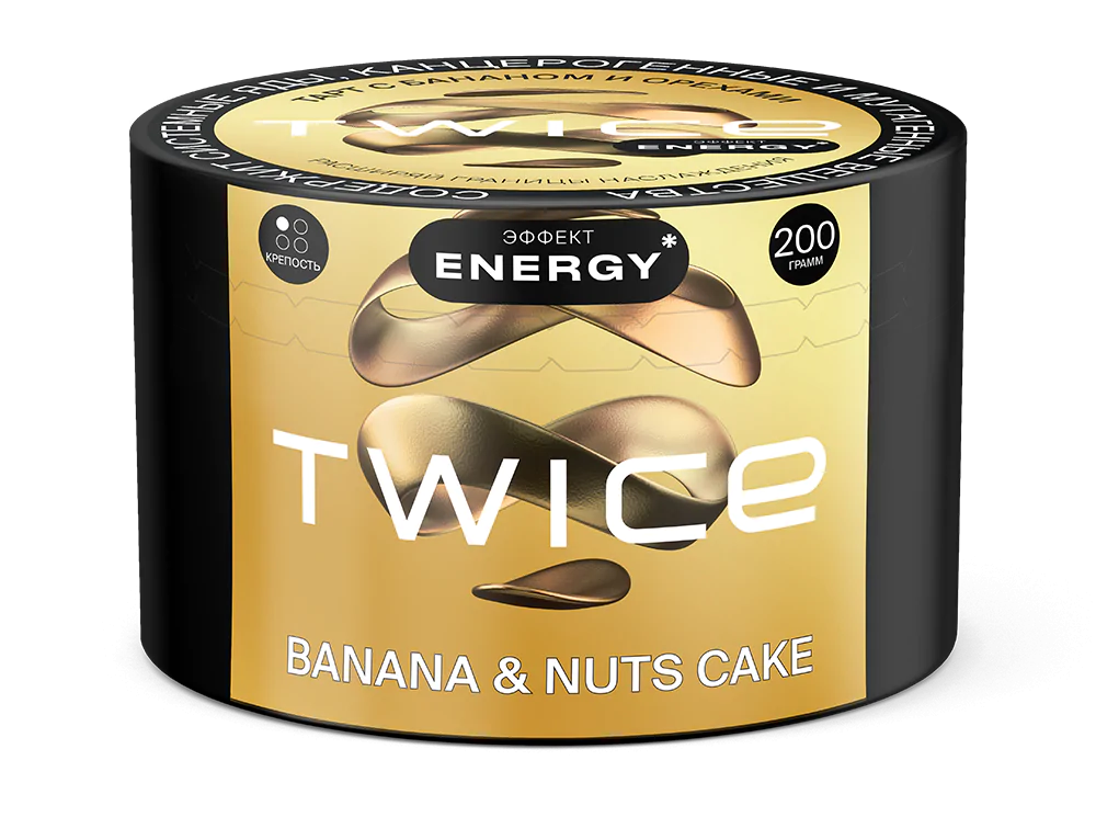 TWICE 200 gr (Tart with banana and nuts) Tobacco