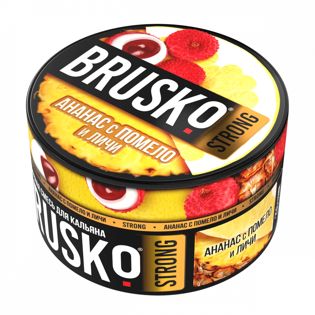 Brusco STRONG 250 gr (Pineapple with pomelo and lychee) Tobacco