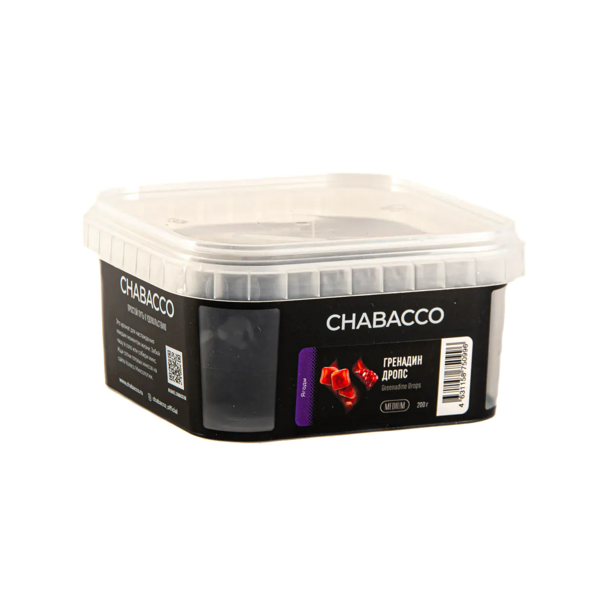 Chabacco Mix MEDIUM 200 gr (Grenadine drops) Tobacco